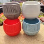 Dekoratif Su Hazneli Saksı - 6 Cm